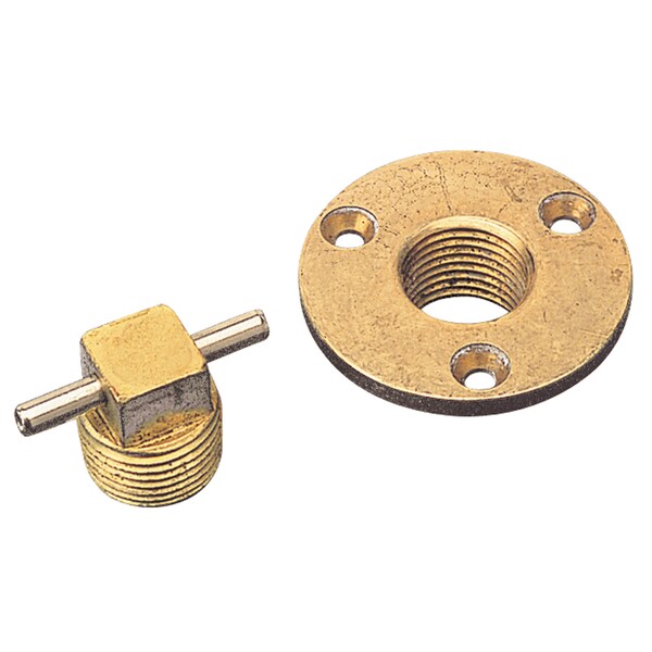 Sea-Dog Sea-Dog 520042-1 Bronze Garboard T-Handle Drain and Plug - 1/2" NPT 520042-1 - main